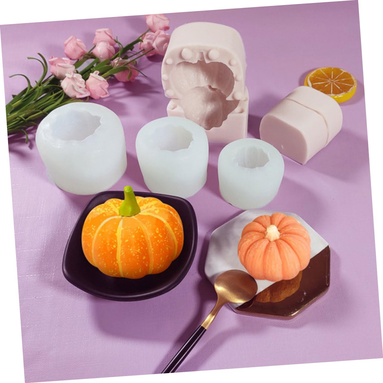 Alipis 3 Sätze Kürbis DIY Form Backblech Kuchenform Kuchenformen Würfel Kekse Kuchenformen Fondant Keksausstecher Cupcake Dekoration Kuchen Pellets Sukkulenten 3 Stück * 3