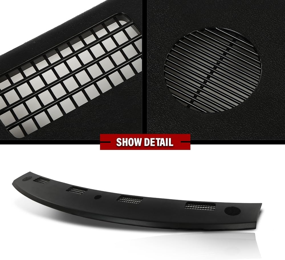 G-PLUS Dashboard Upper Plastic Dash Panel Compatible with 2002 2003 2004 2005 RAM 1500 2500 3500 Pickup 5GT31XDVAA, 5GT31XDVAB, 5GT31XDVAC Black