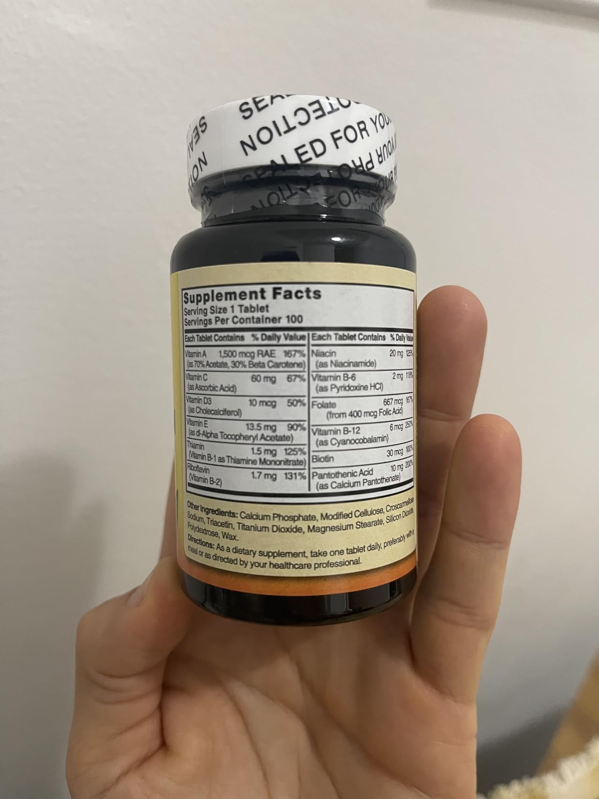 Nature's Blend MultiVitamin No Minerals 100 Tabs (Model