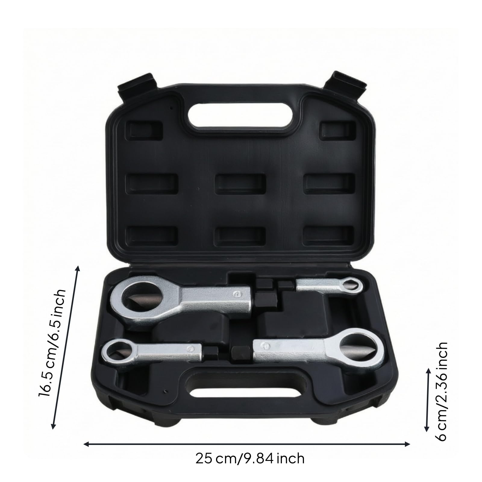 4 Pezzi Do Per Di 9 mm a 27 Mm, Set Spacci con Valigetta, Portatile, Officina, Meccanici,