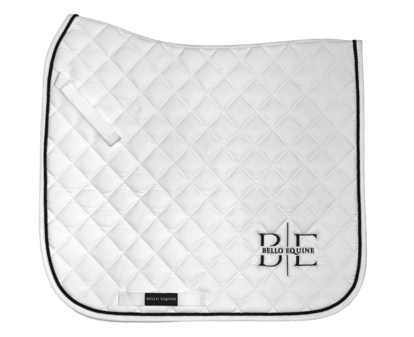 Tapis De Selle Dressage Bello-Equine Vert Chasseur Poly-coton Taille Grand/plein