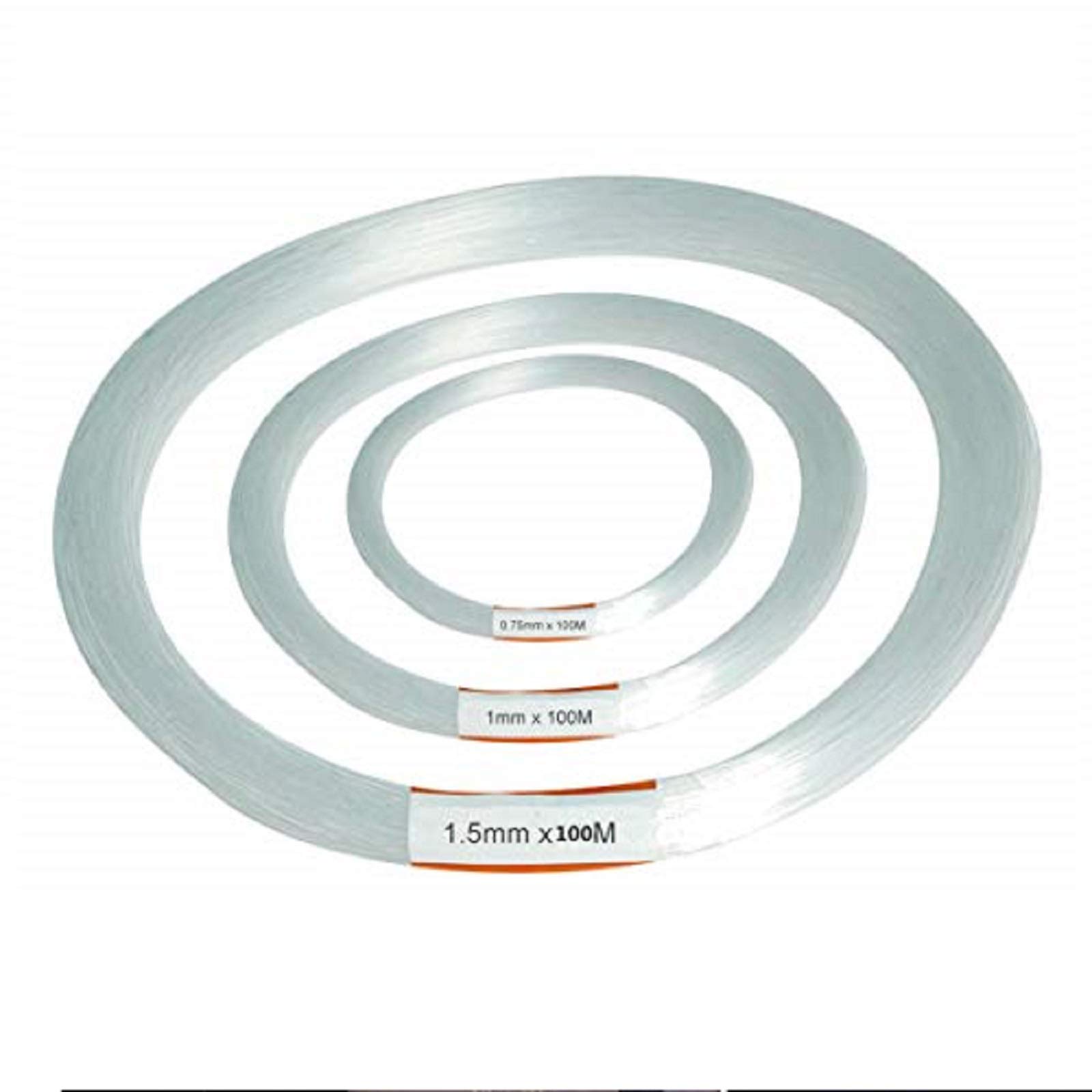 100M Pmma Transparente Fibra Óptica De Plástico Extremo De Cable Grow Led Decor 0,75/1/1,5 Mm - 1,5 Mm