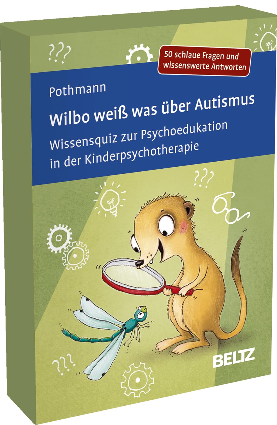 Wilbo weiß was über Autismus: Wissensquiz zur Psychoedukation in der Kinderpsychotherapie. 50 schlaue Fragen und wissenswerte Antworten. Mit ... 9,8 x 14,3 cm (Beltz Therapiekarten)