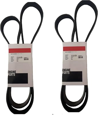 2PCS Belt 3911559 For Cummins Engine 6CT ISC8.3 ISCe QSC8.3 New Aftermarket Parts