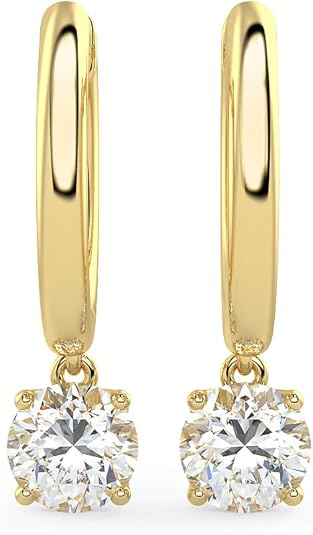 Diamond Stud Side Profile and Setting