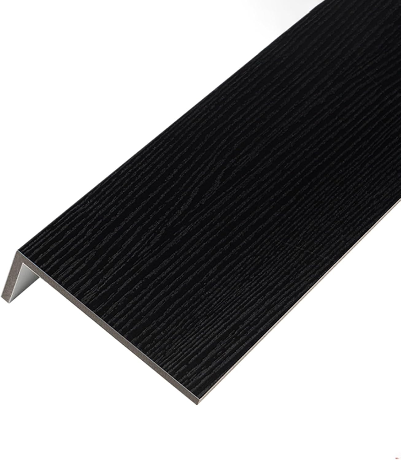 Black Wood Grain Acrylic Window Sill Cover, Outdoor & Indooor Wide Window Sill Replacement Plate, Waterproof & Rainproof Cill Prot