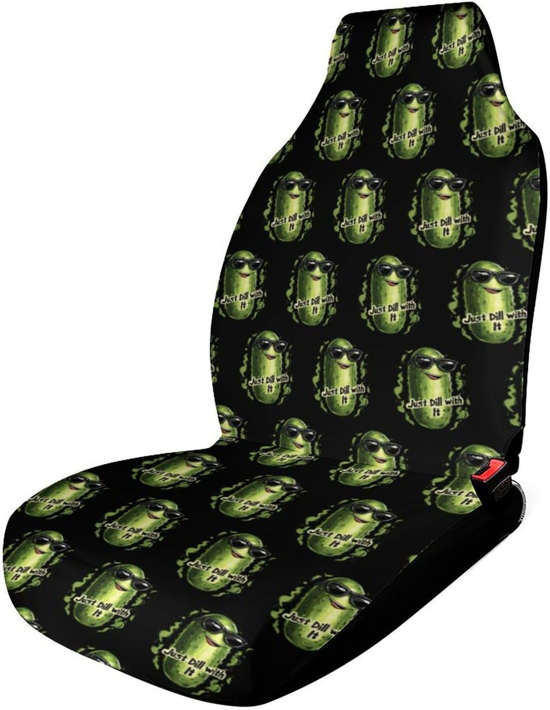 Big Dill Funny Pickle Funny Car Seat Covers Non-Slip Universal Fit
