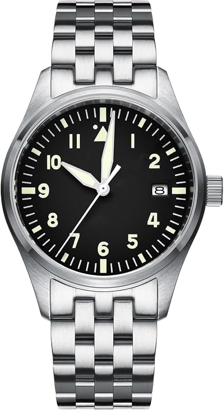 Automatic Watches for Men Stainless Steel Diver 200 M Luminescent Analog Business Casual Dress Watch Men