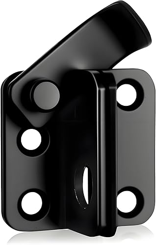 AMS2001-B - Pestillo de puerta abatible con orificio para candado, cerradura de puerta interior de acero inoxidable SUS304 para cobertizo y valla de