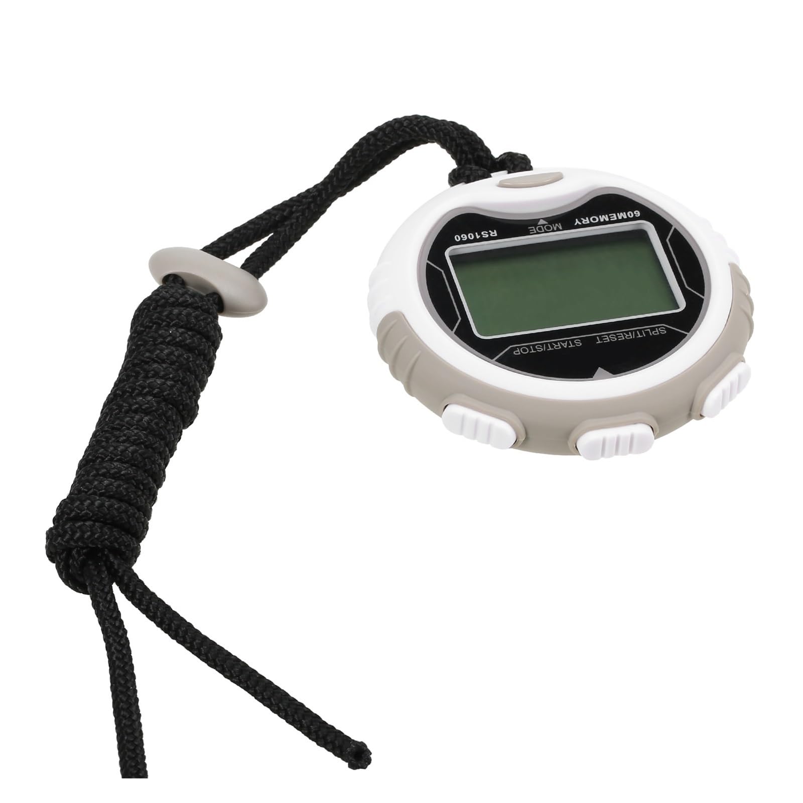 Cyfrowy Stoper Timer Wodoodporny Ręczny Licznik Czasu LCD Sportowy Z Paskiem Do Treningu łAtwy W UżYciu, DokłAdny(Type 60)