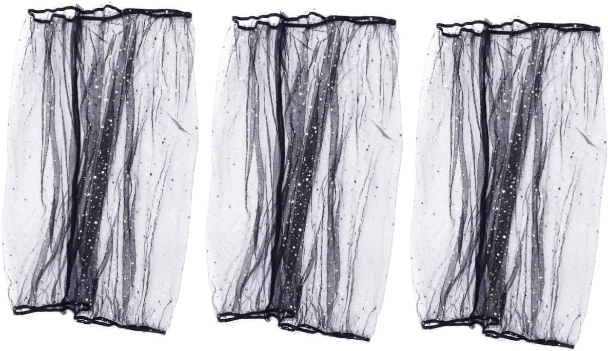 Angoily 3pcs Bird Cage Cover Mesh Net Pet Cage Cover for Birdcage Guarding Food Splashing Star for Parrots and Other Birds