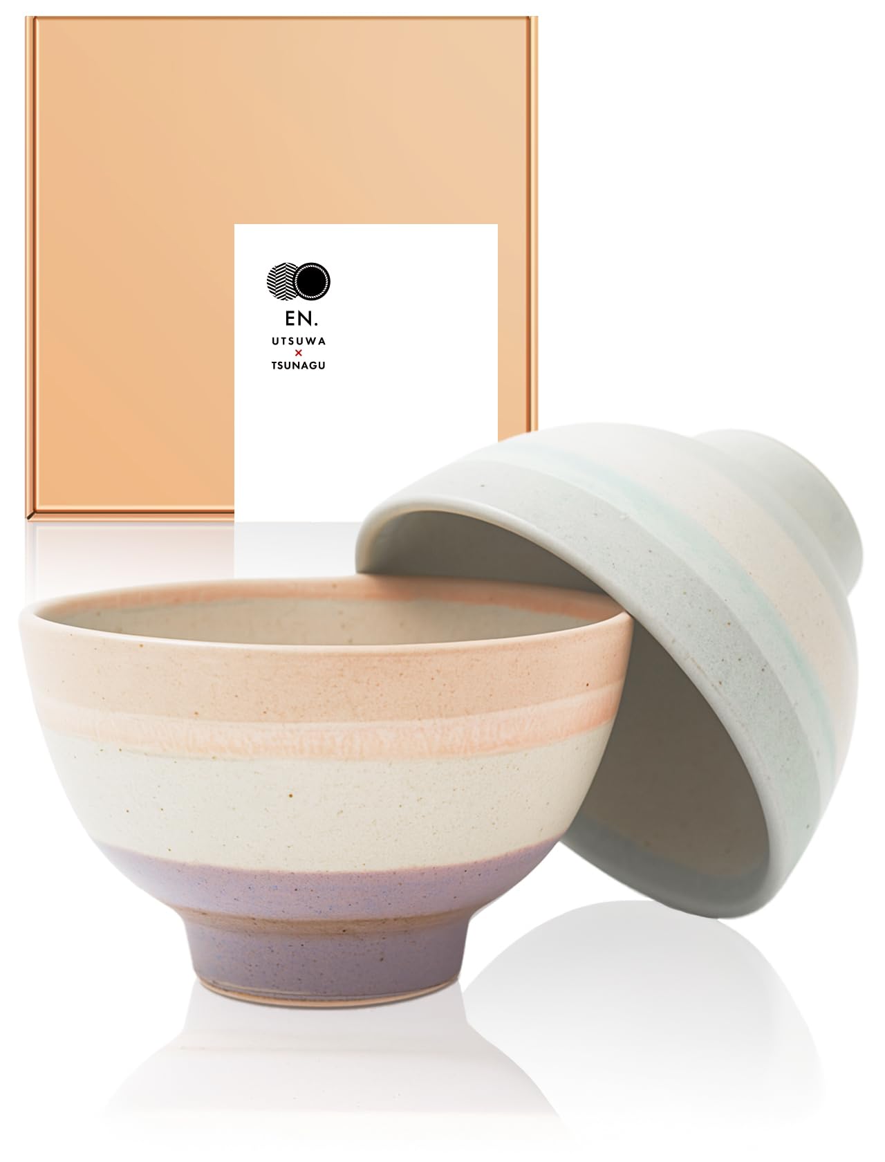 【Simple Modern】 [EN.] Married Couple Bowl Stylish Dishwasher Safe Microwave Safe Wedding Celebration Meoto Bowl Pair Mino Ware Light Color Pastel Color Cute Birthday Present Gift Rice Bowl Pair Set