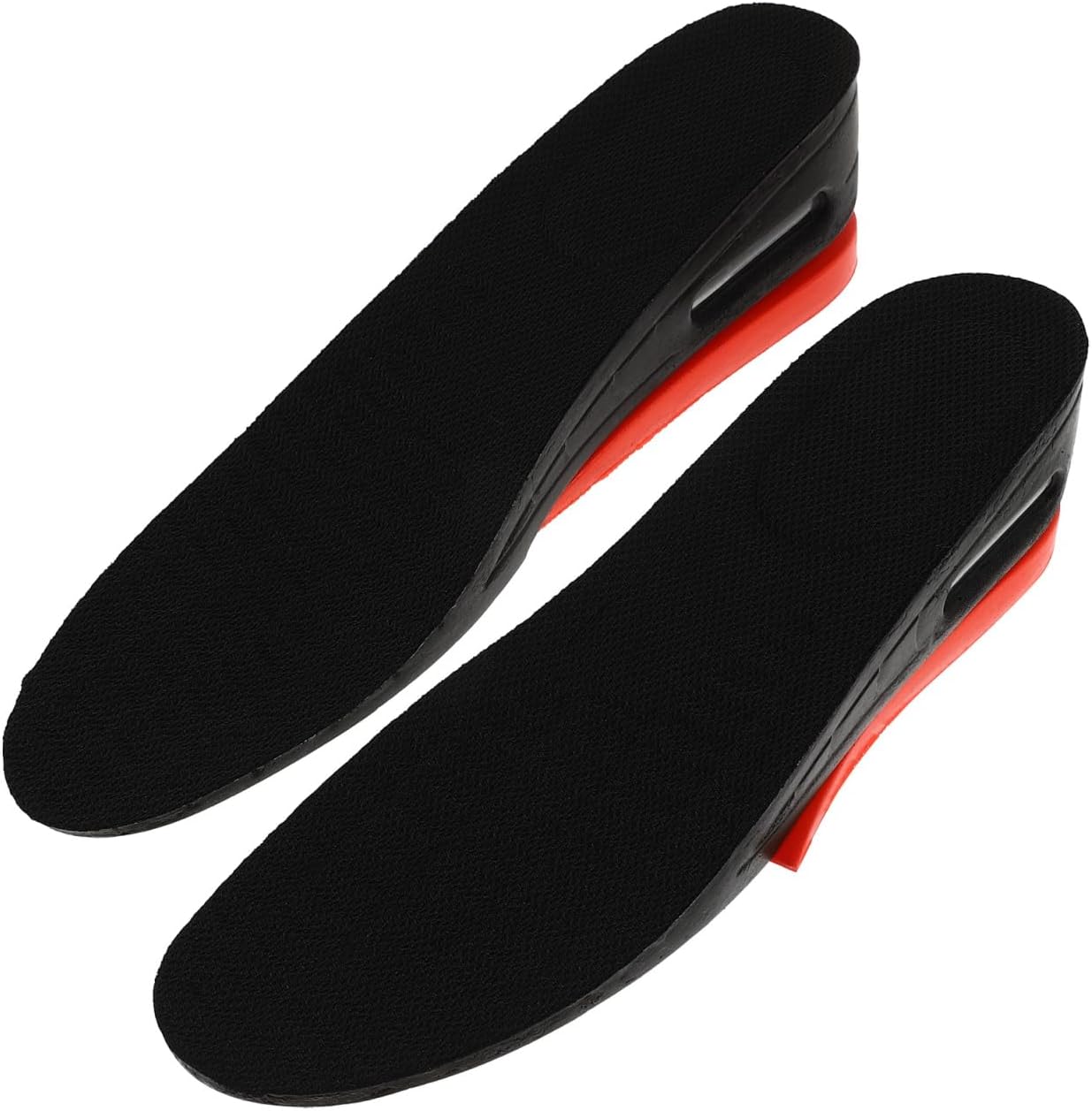 Healifty Height Increase Insoles Air Cushioned Shoe Inserts 2 Inch Lift Removable Pads for Men Women Comfortable Adjustable Size S