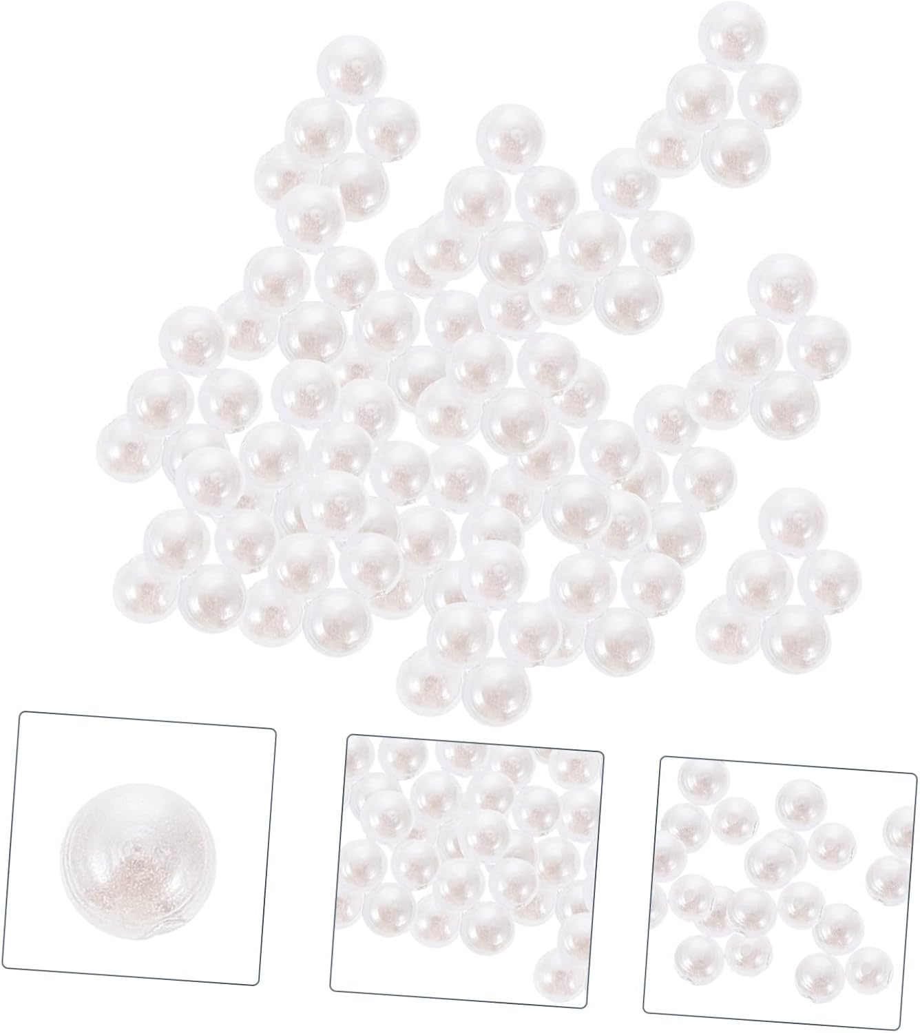 10000Pcs Pearl Nail Studs for DIY Manicure Decors Easy to Apply Nail Art Embellishments for Parties and Holidays