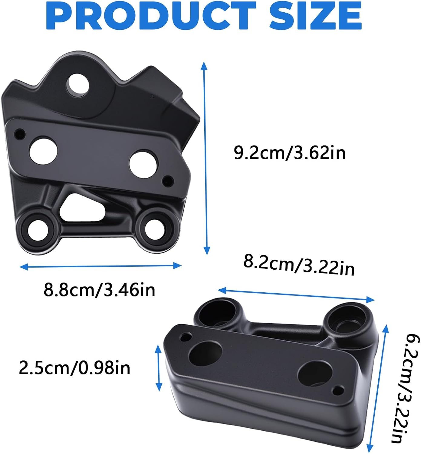 Electric Dirt Bike Foot Pegs Holder CNC Aluminum Pedal Bracket Compatible with Talaria XXX X3 PRO(Black)