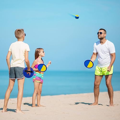 Miniatura 2 de Qrooper Juego de pelotas para lanzar y atrapar juguetes para niños juguetes de playa juegos de patio juguetes al aire libre para niños de 3 4 5 6 7