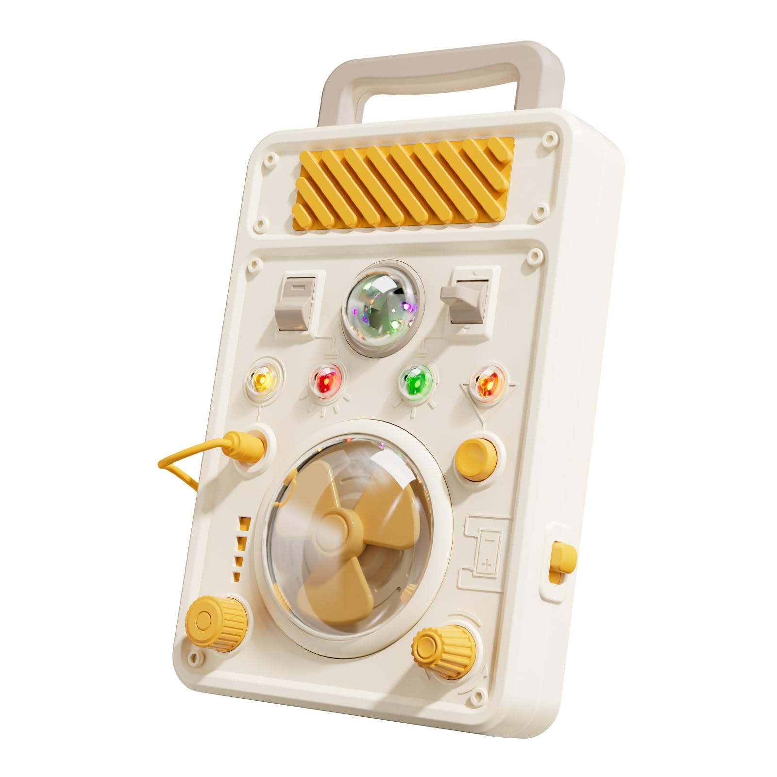Wdebay Montessori Busy Board for Toddlers, Electronic Light and Activity Sensory Learning Toy, Ages 1-3 Years