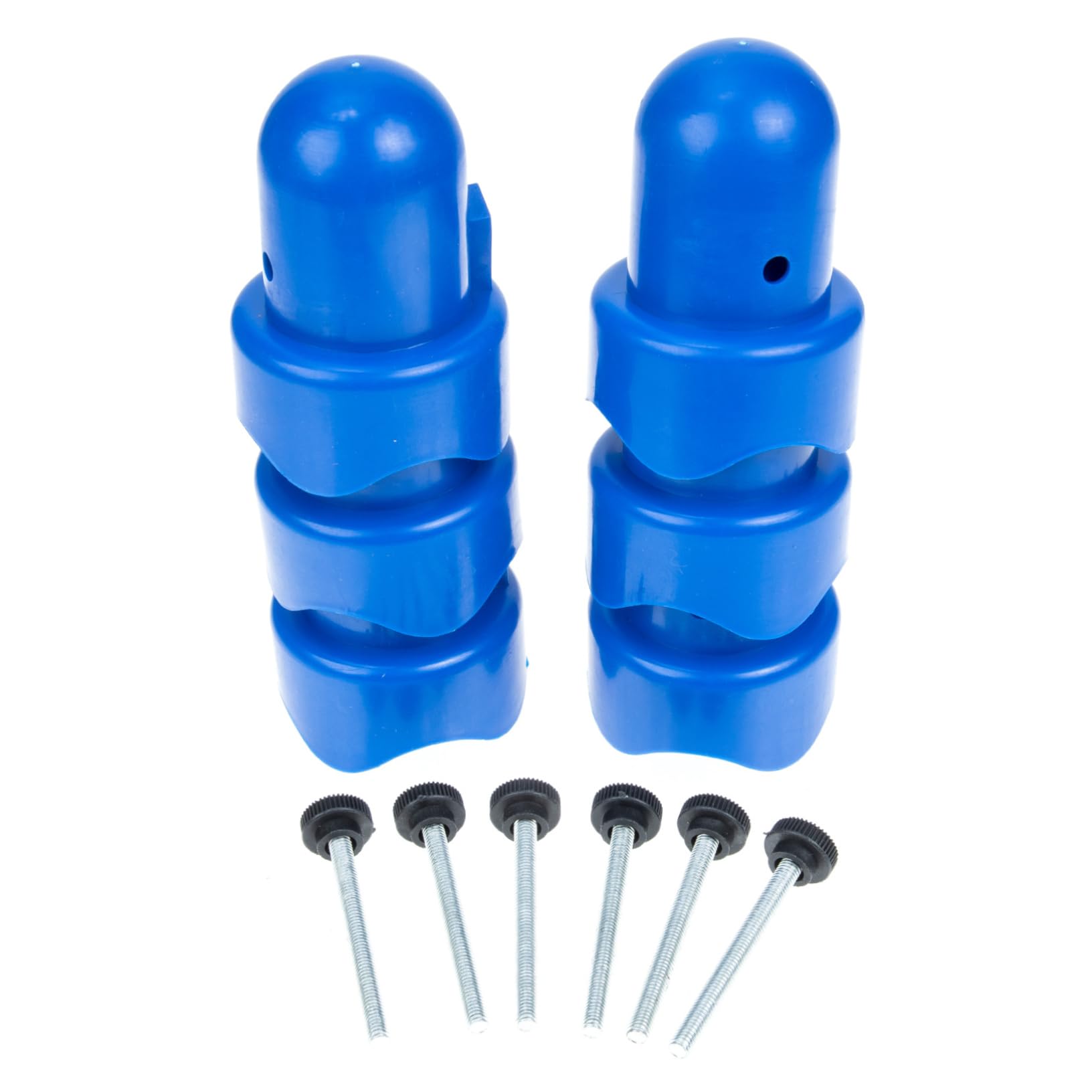 VANZACK 6 Sets Durable Plastic Trampoline Pole Caps Safety Caps for Enclosure Net Easy Installation Trampoline Supplies Professional Replacement Parts