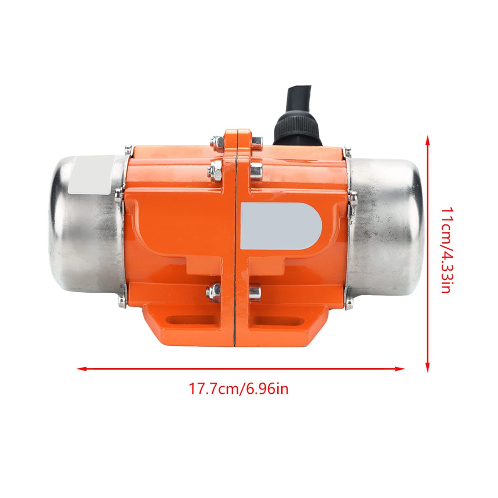 1 PZ 1/3 Fase Motore Vibratore Motore di Vibrazione 220 V/380 V 3000 RPM Asincrono Regolabile Eccentricità Blocco In Lega di Alluminio Borsette(Single phase 100W)