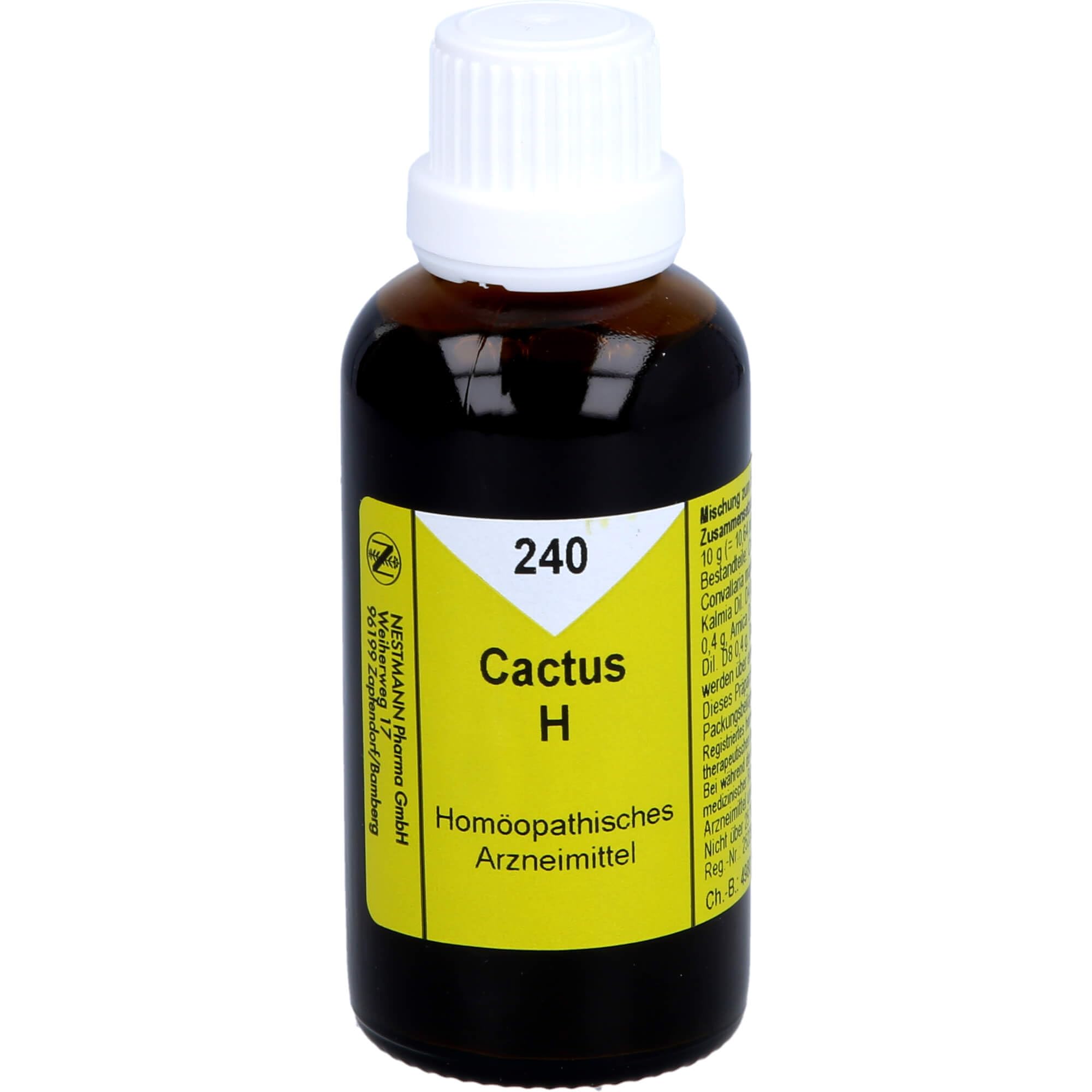 CACTUS H 240 Tropfen 50 ml : Amazon.de: Drogerie & Krperpflege