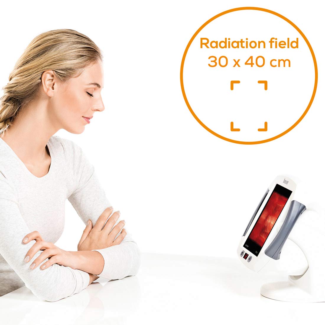 Buy Beurer IL50 Infrared Heat Lamp, Soothing Heat For Colds And Muscle