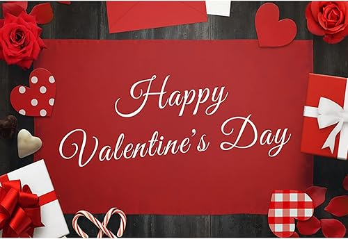 Miniatura 3 de Fondo de fotos de 7 x 5 pies diseño de corazón de rosa roja regalo de fondo de fotografía de madera rústica para despedida de soltera día de San