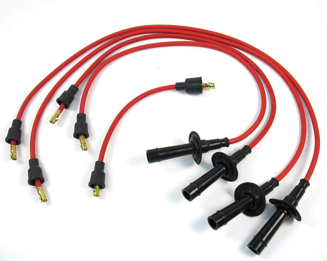 Pertronix 704401 Flame-Thrower Red Custom Fit 4 Cylinder Spark Plug Wire
