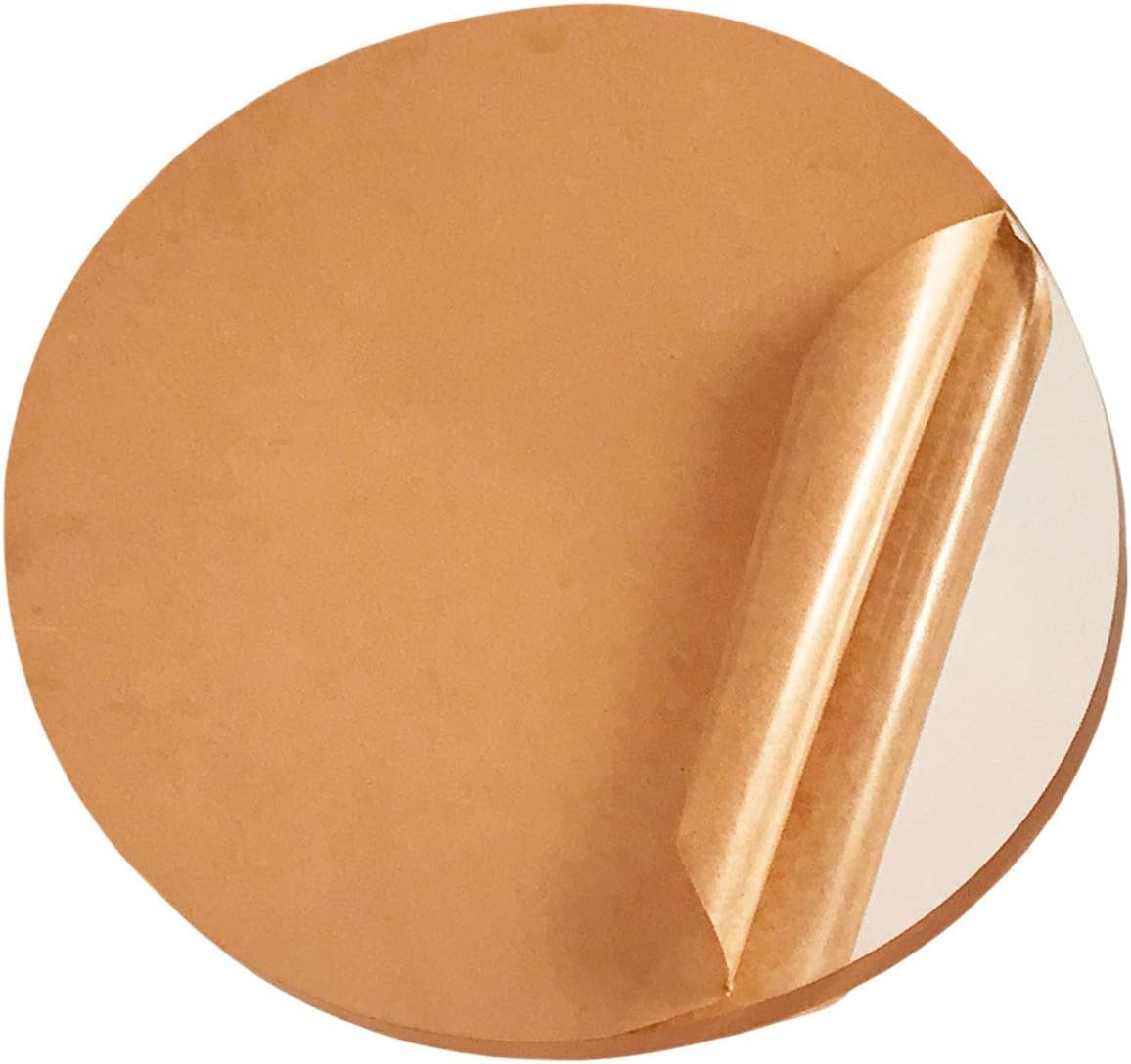 AcrylicBlank Glossy Clear Acrylic Circle Disc Round Blank, Set of 2 Pieces (8.5" Diameter, 1/16" Thick Glossy Clear)