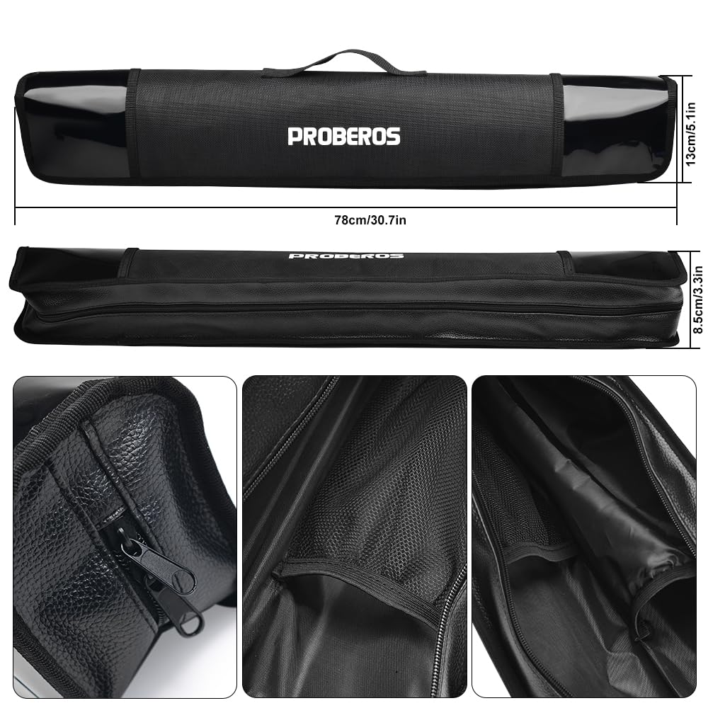 PROBEROS Pêche à la Mouche Combo - Ensembles Cannes et moulinets Ensemble de démarrage Complet avec étui - Pêche à la Mouche Kit Complet Tenue