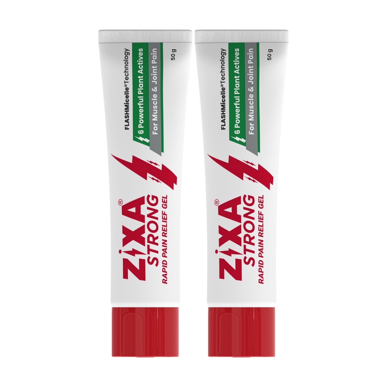 ZIXA Strong Gel : Rapid Pain Relief Gel for Muscle Pain, Knee Pain, Joint Pain, Shoulder Pain, Body Pain, Leg Pain, and Back Pain – Fast-Acting Hot & Cold Therapy with 6 Effective Plant Actives, (50g+5g) (Pack of 2)-image-16