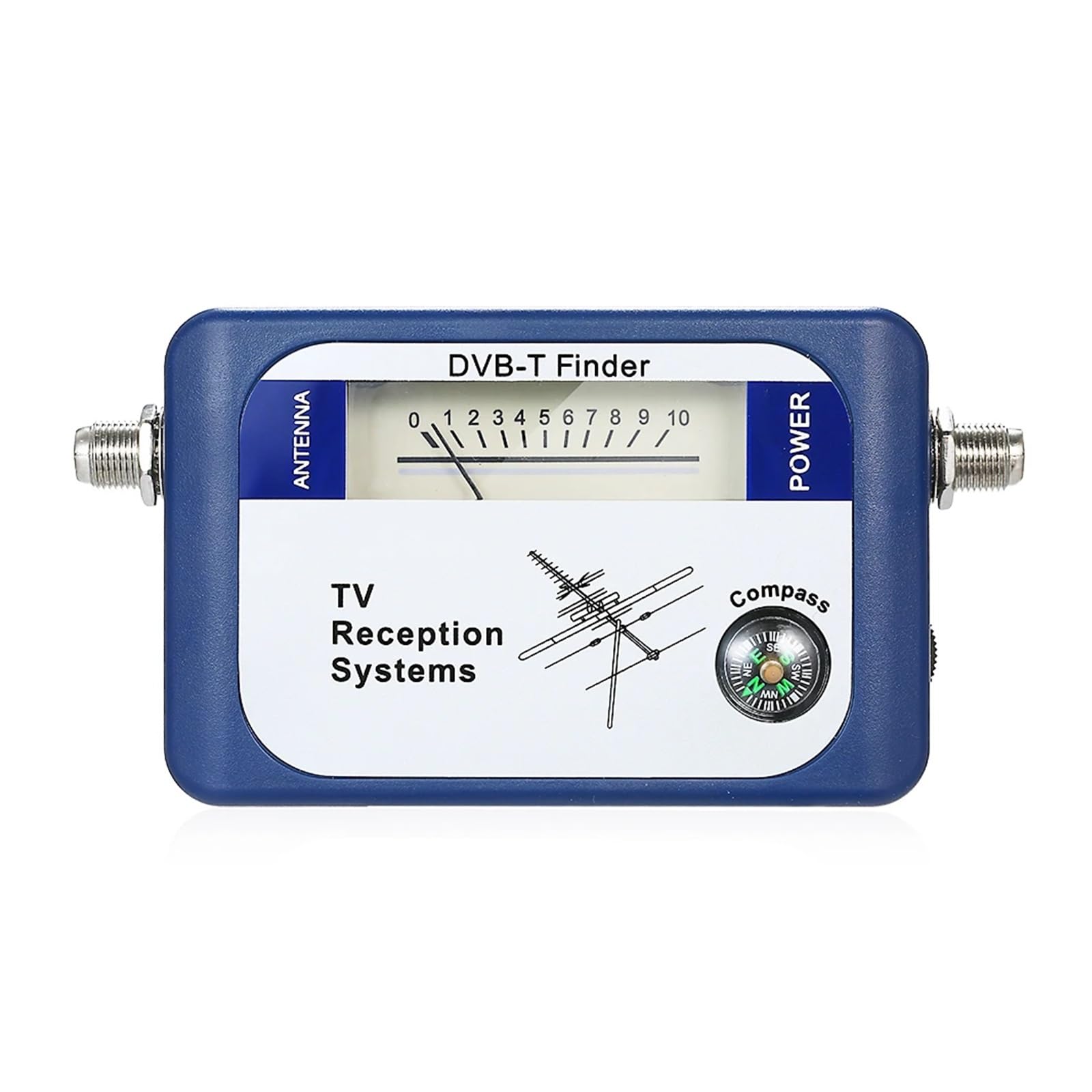 Ricevitore satellitare DVB-T TV Antenna digitale Misuratore di segnale terrestre Puntatore antenna Ricevitore satellitare TV con bussola Sistemi di ricezione TV per Antenne per Sistemi di Ricezione Re