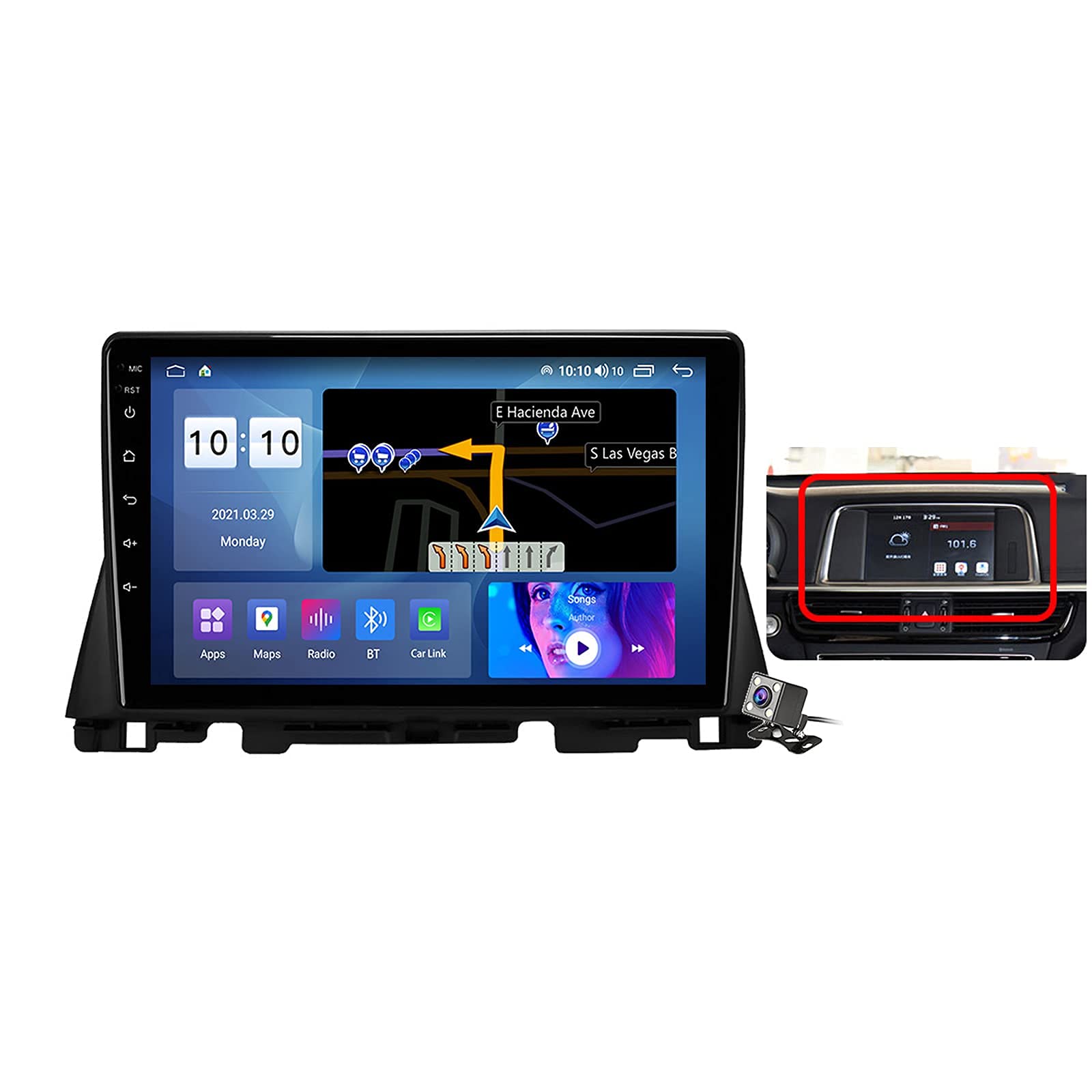 Buy CIVDW Double Din Car Stereo Radio Android 11 for Kia Optima 4 JF