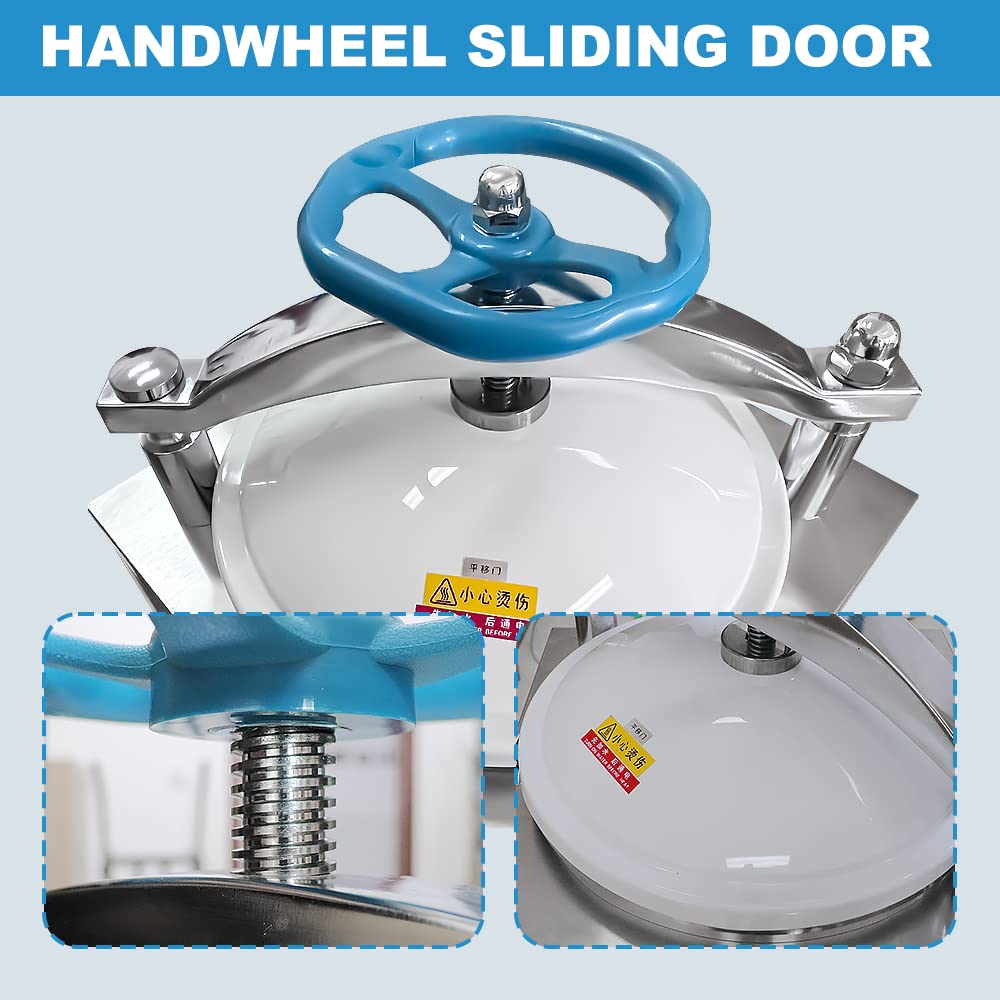 HNZXIB Digital Display 35L Sterilizer Automatic Vertical Autoclave 2.5KW Electric Heating Hand Wheel Autoclave