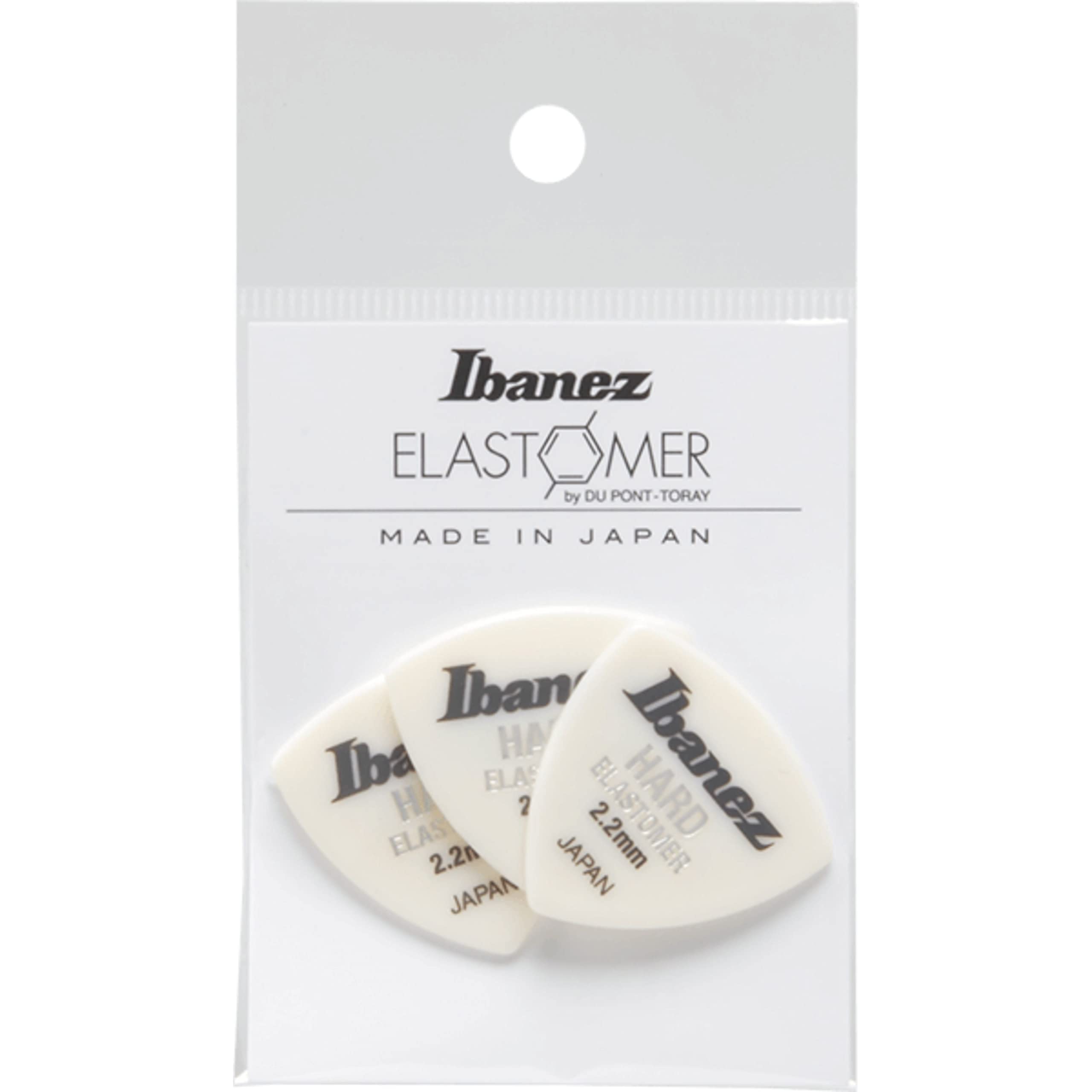 Ibanez BEL4HD22 Elastomer Triangle Guitar Pick Hard 2.2mm (3-Pack) - Zestaw kostek