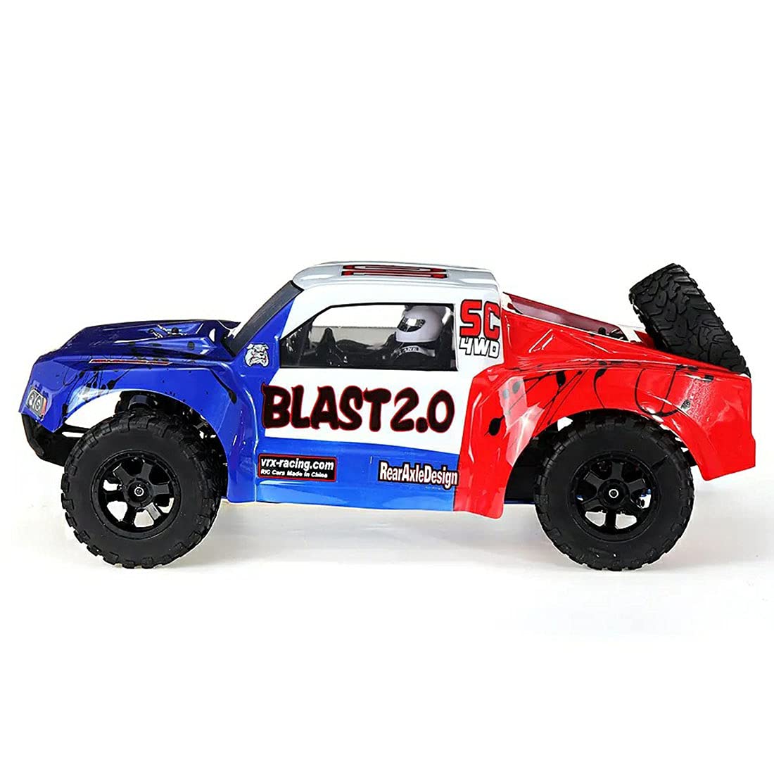 Force.18CXP silnik Nitro Off-Road RC Car, 1:10 2,4G pilot zdalnego sterowania z szybkim modelem pojazdu do samochodu, ze zbiornikiem paliwa o dużej pojemności 80 cm3, welon
