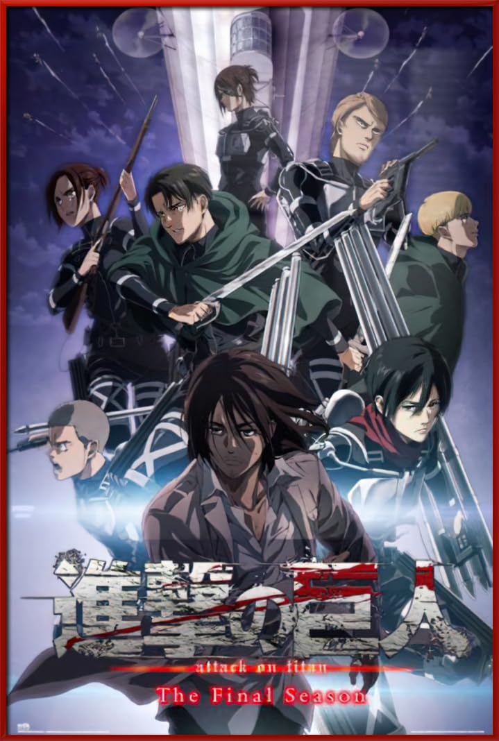 Amazon.co.jp: 進撃の巨人 - ファイナルシーズン - フレーム付きマンガ 