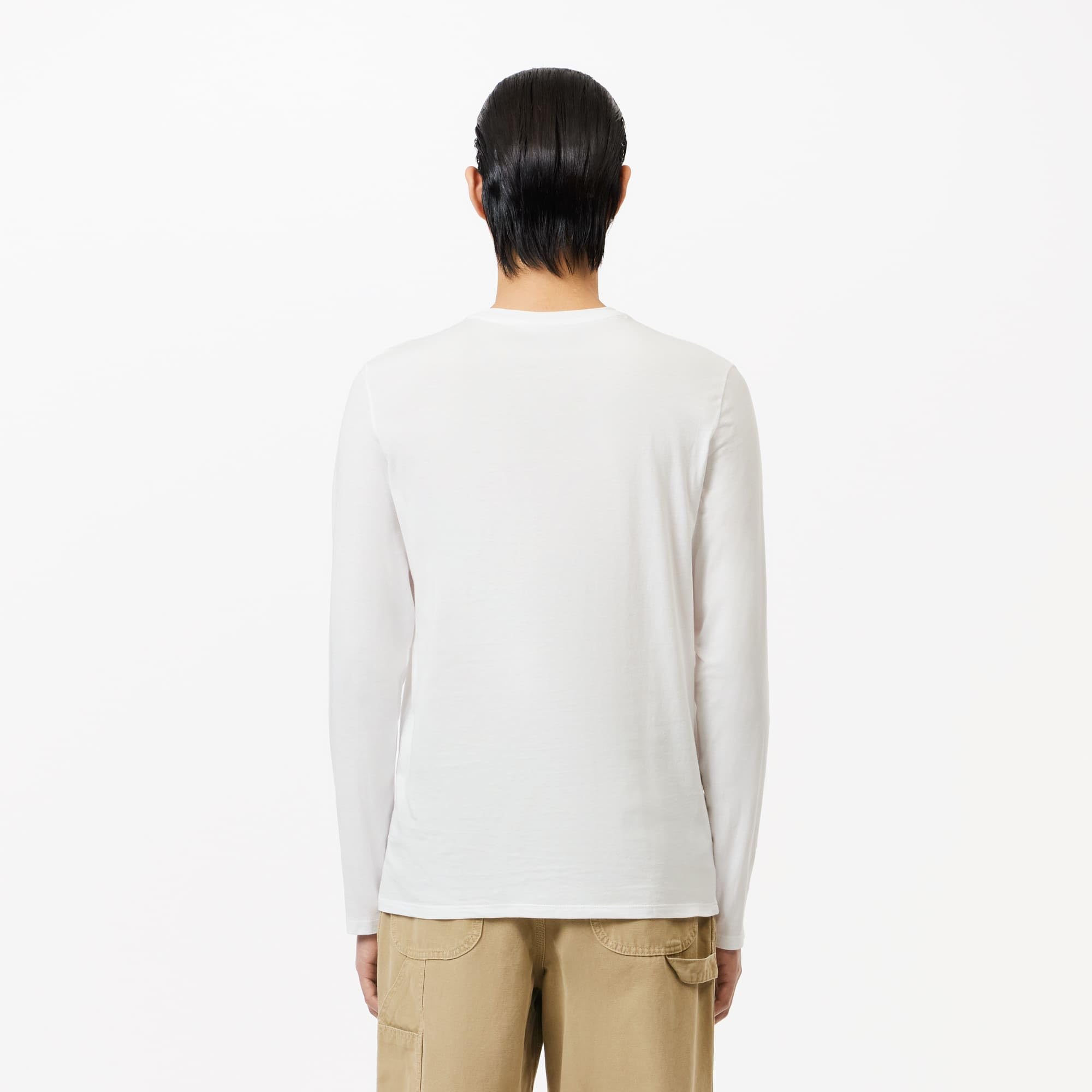 Lacoste T-shirt męski, Biały (001), L