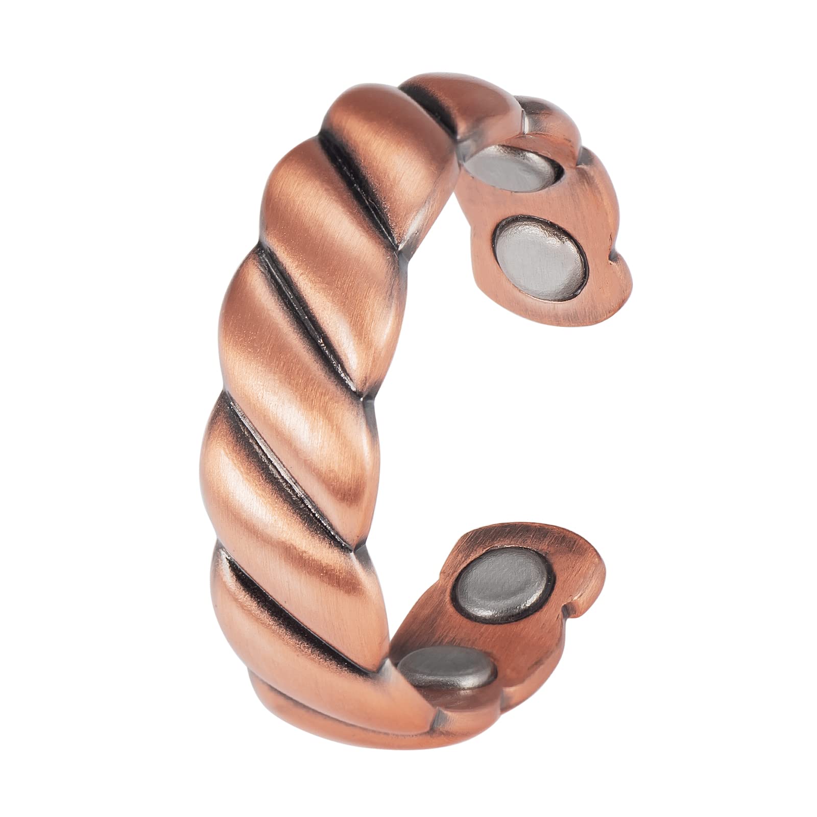 Wollet Kupferring für Frauen, magnetischer Kupferring, magne