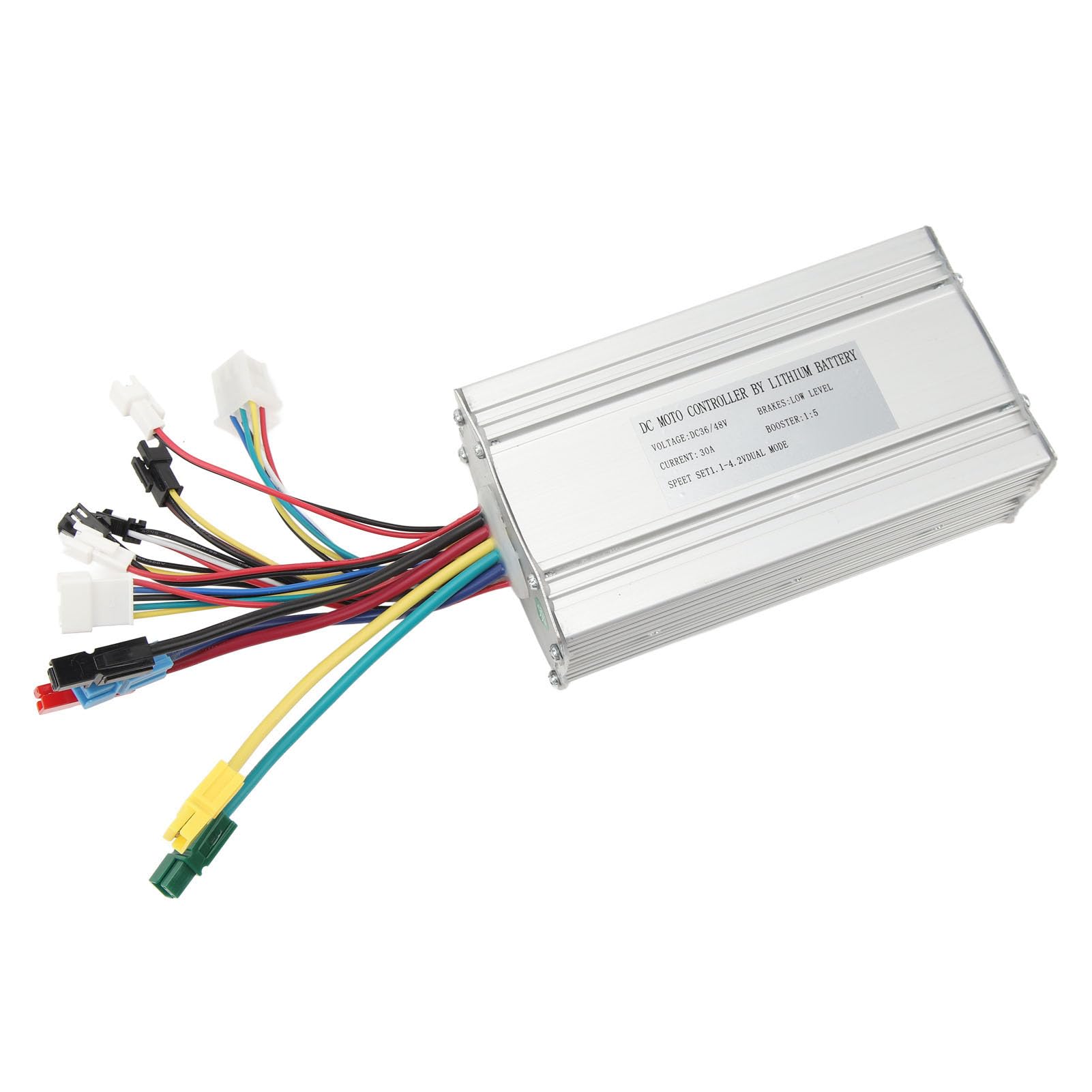 Zestaw do konwersji roweru elektrycznego Kontroler 30A Panel M5 Kciuk Wspomaganie prędkości przepustnicy 1000 W Akcesoria do konwersji roweru z przewodem świetlnym Złącze SM