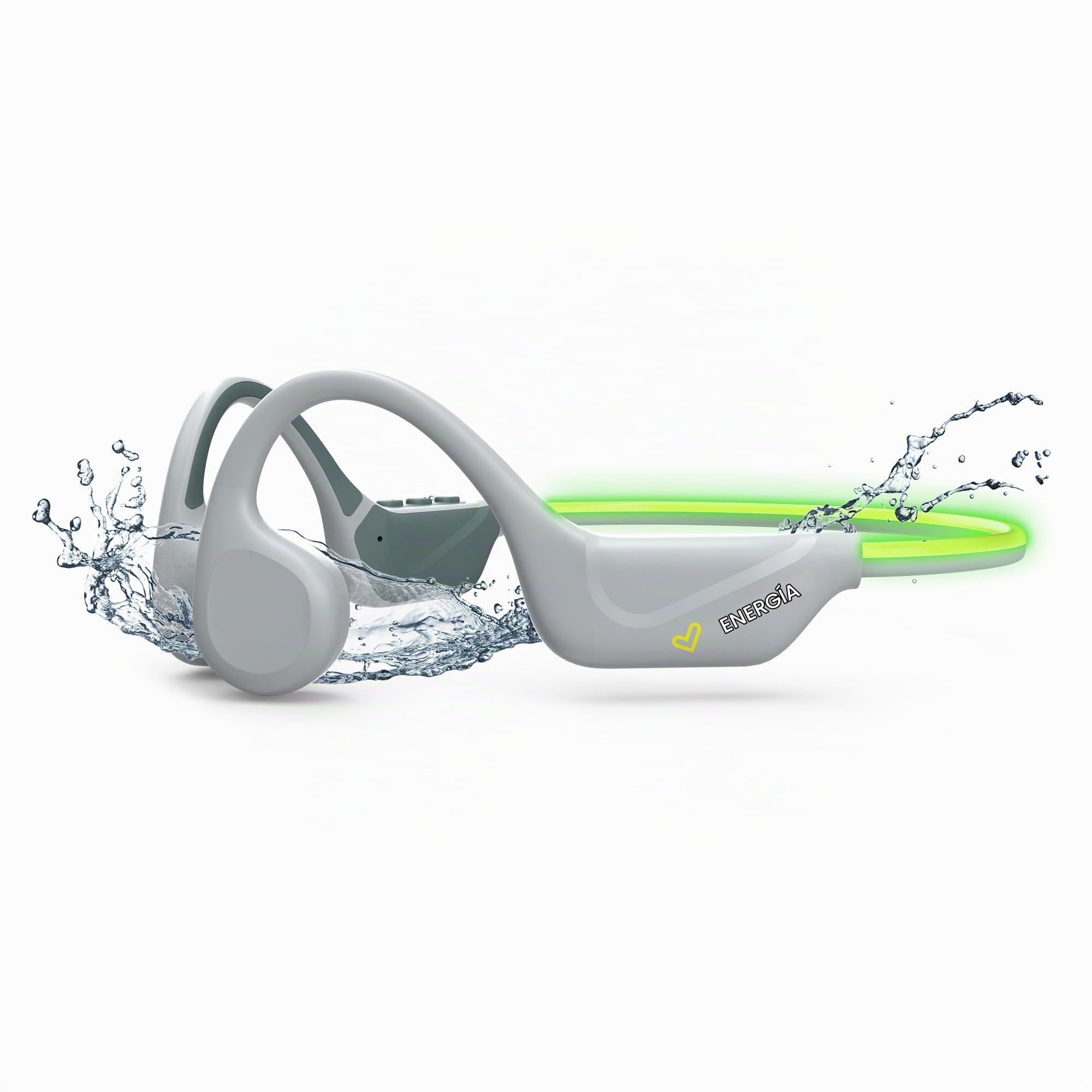 Energy Sistem VibeWave – Auriculares Bluetooth Deportivos (Bluetooth 5.4, 15 Horas de batería, micrófono, LED Lights, IPX5 Water Resistant, Multi Device Connection)