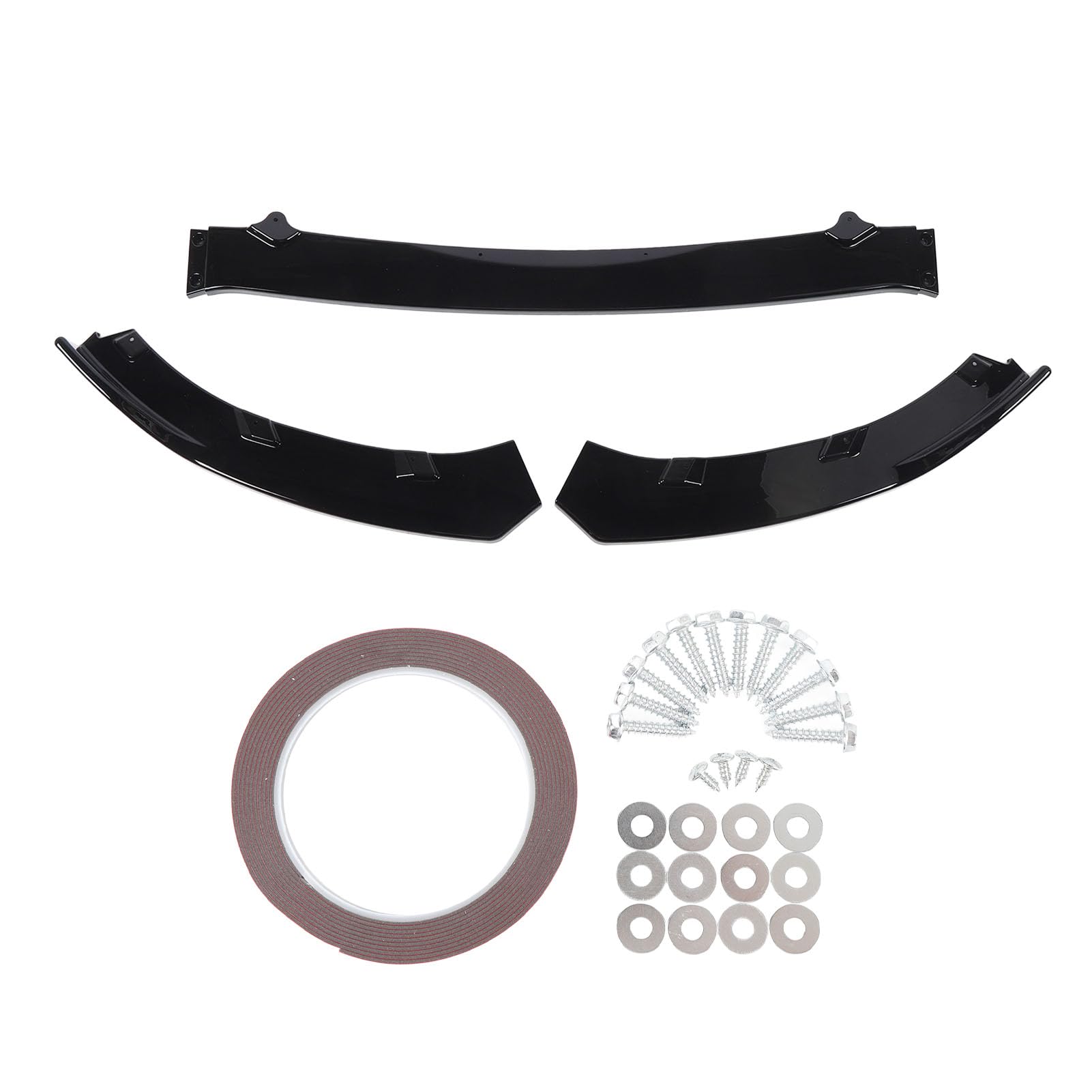 Front Bumper Lower Lip Splitter Glossy Black Racing Look for MX-5