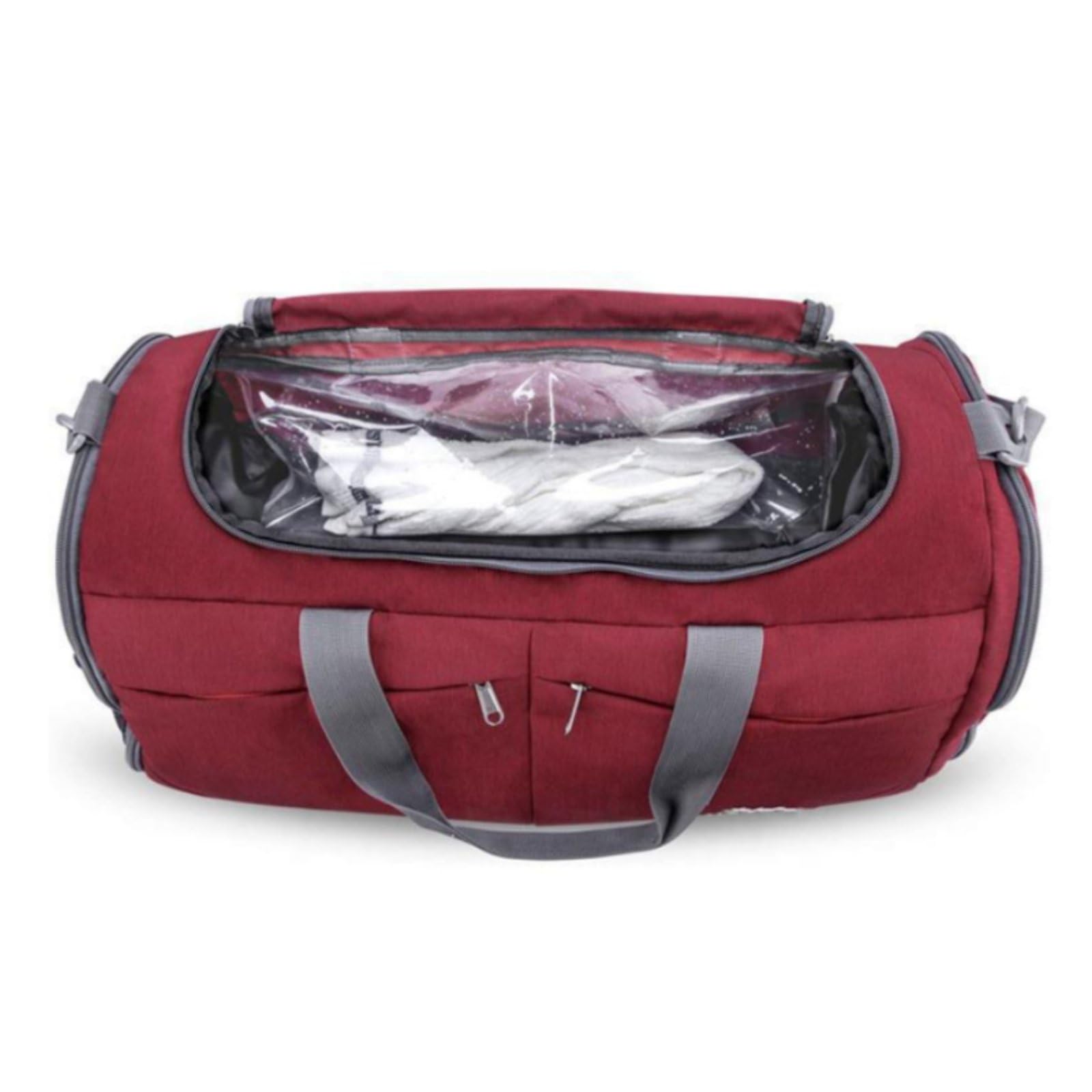 Baoblaze Borsone Sportivo da Viaggio Zaino Borsa Palestra Borsa Trasporto con Tracolla E Manici Comodi Materiale Oxford Poliestere Confortevole Adatto per