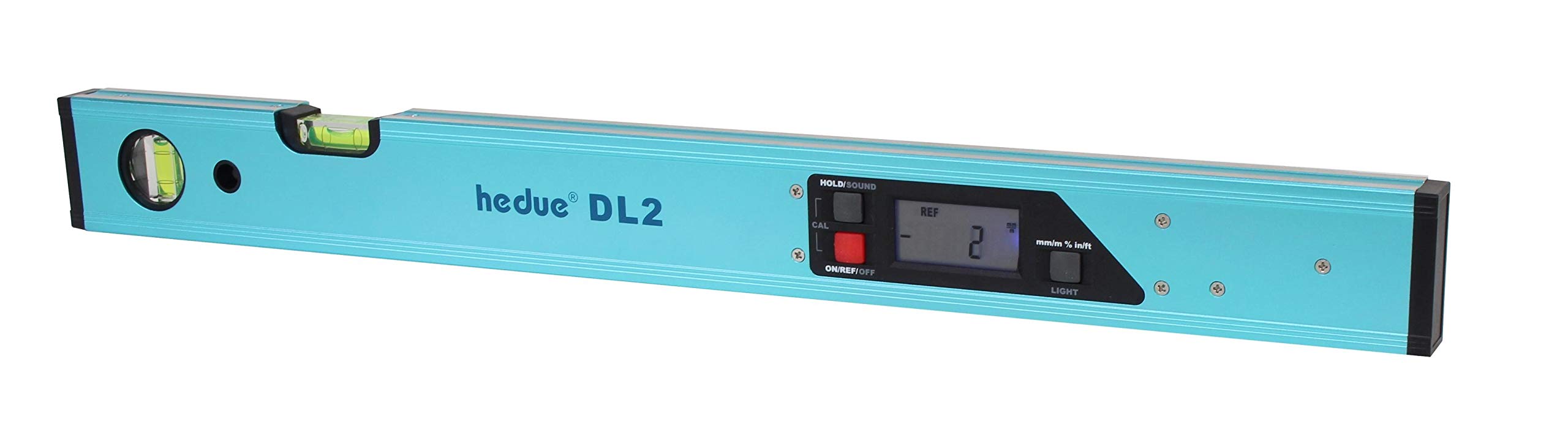 Livella digitale DL2 - Livella magnetica a bolla 60 cm con funzione rotante & display illuminato, segnale acustico a 0° e 90°