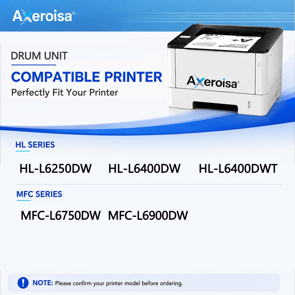 DR890 - Unidad de tambor de repuesto para HL-L6250DW MFC-L6900DW, 1 paquete