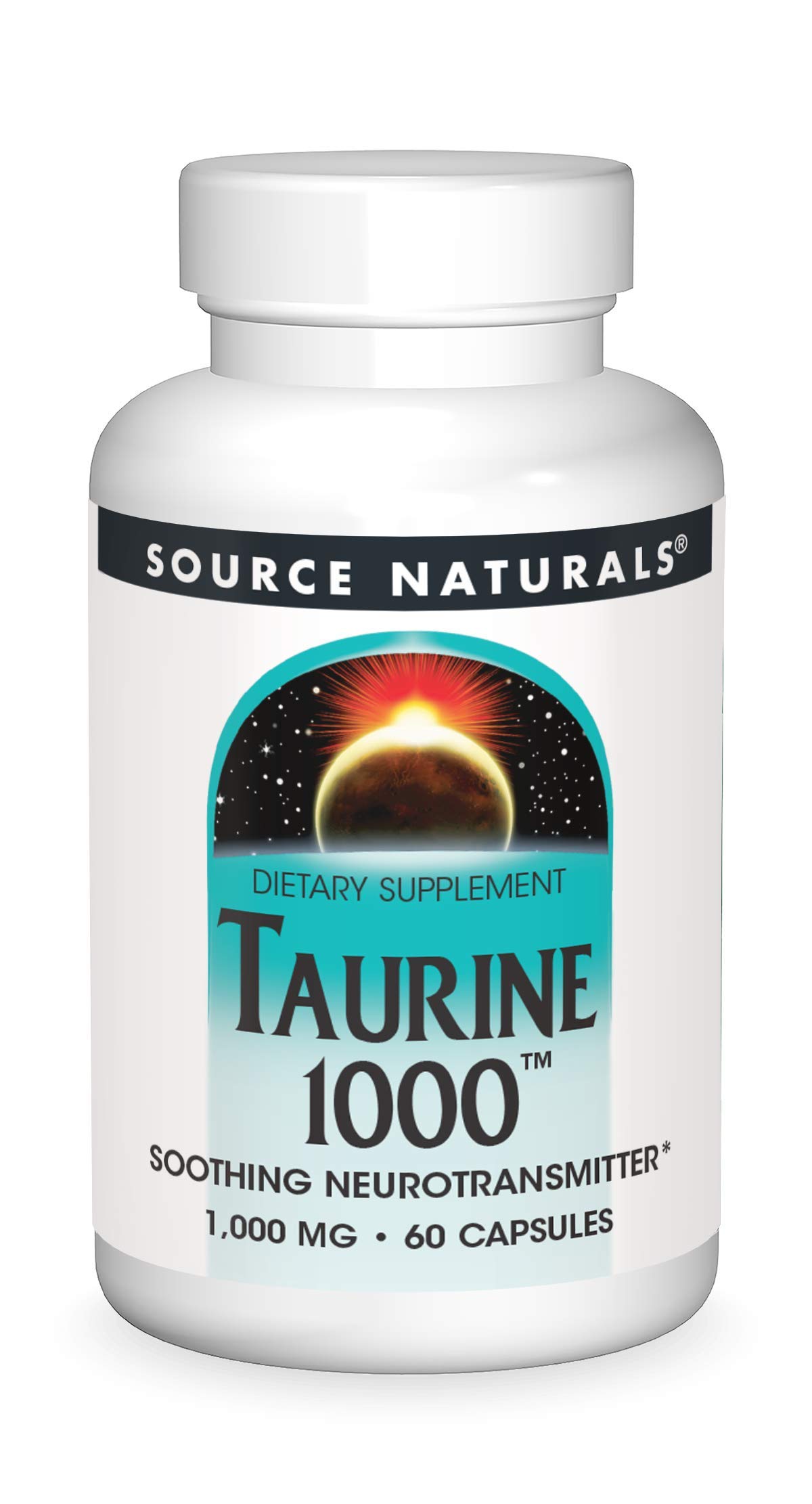 Source Naturals Taurine 1000, 1000 mg - 60 Capsules