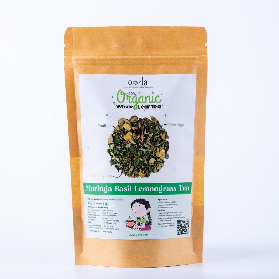 Oorla - Moringa Basil Lemongrass Tea | Decaffeinated |100% Natural Ingredients | Decaf Antioxidant - HERBAL TEA (30 Gram) (B0CH4PLHD3) Amazon Price History, Amazon Price Tracker