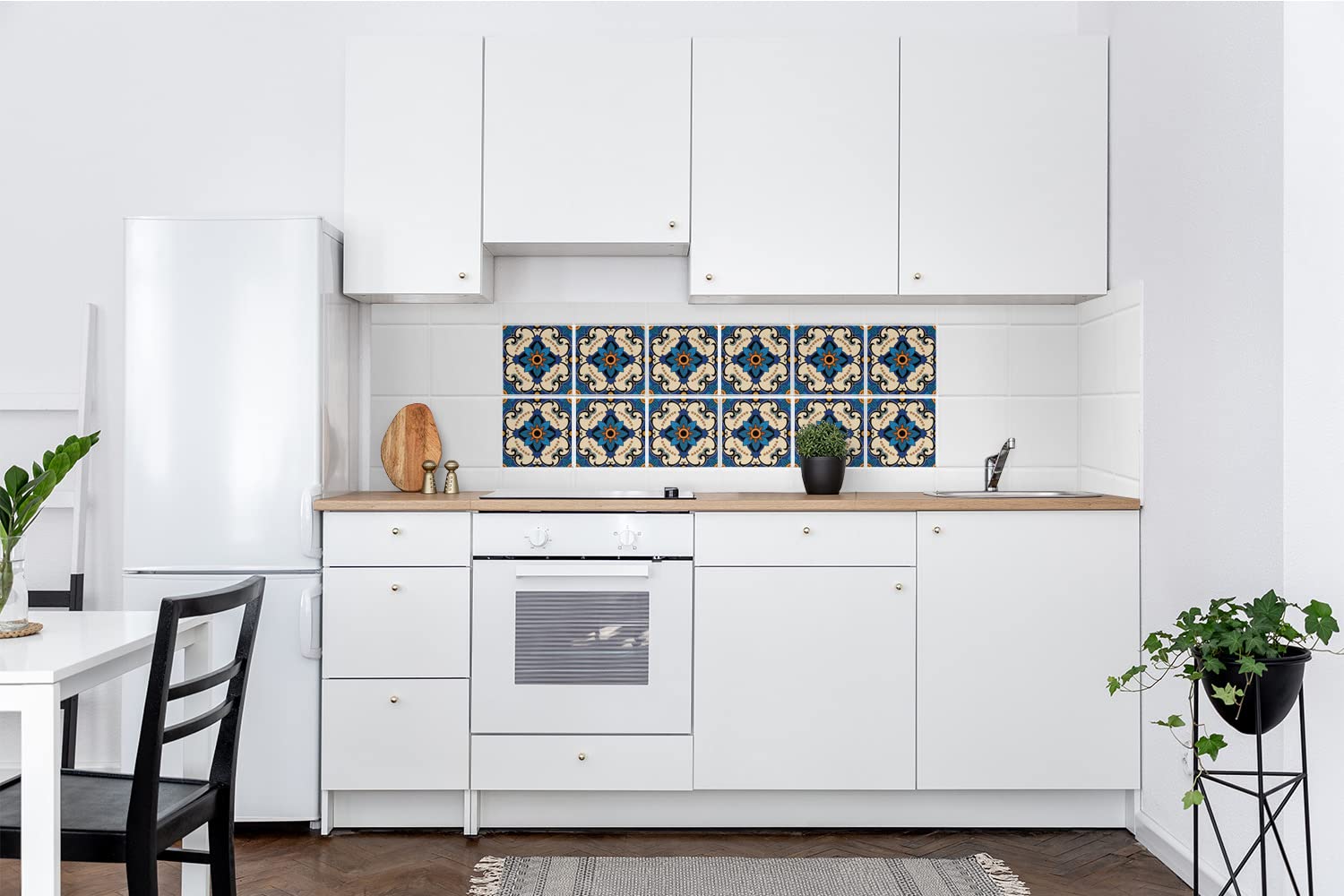 Waterbestendige Tegelstickers Badkamer en Keuken 20x20 cm - PVC Mozaïek & Cementstijl