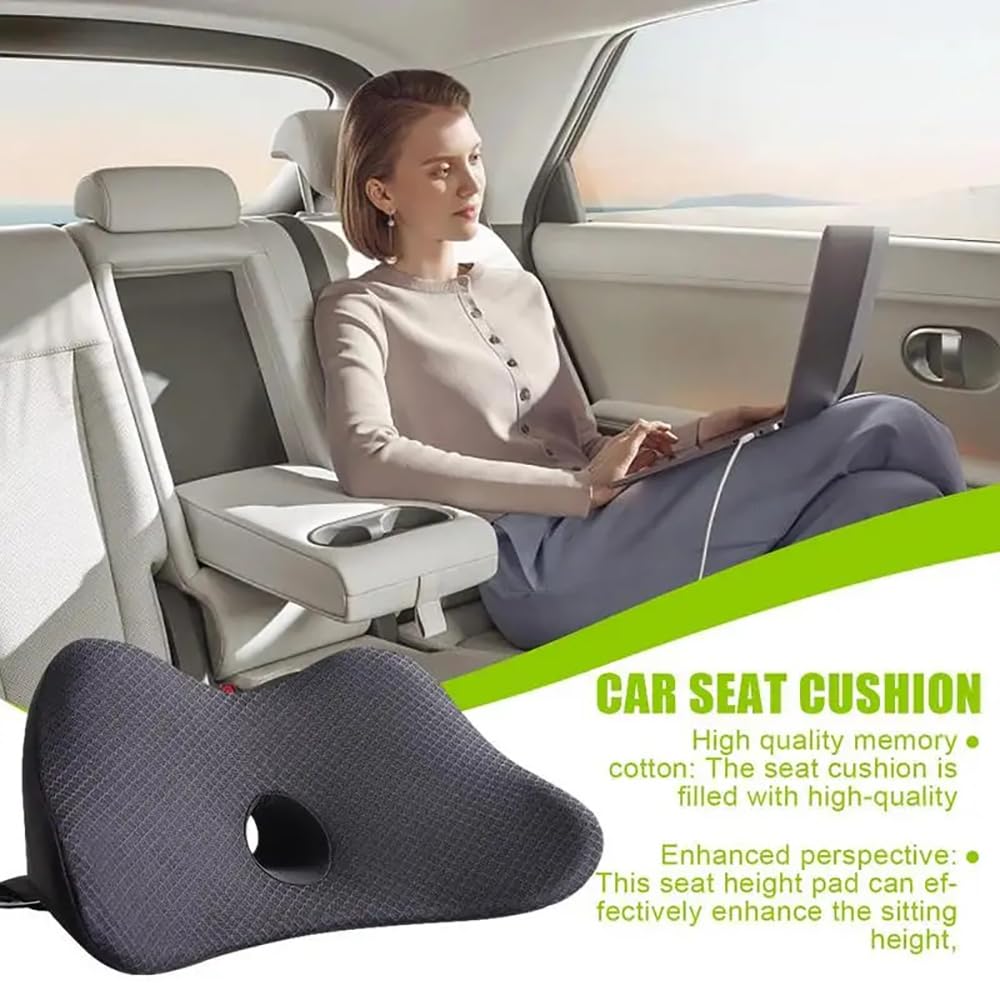 NEWFUN Coussin Siège Auto Conducteur,Coussin rehausseur Voiture,Coussin Voiture conducteur,Coussin Ergonomique Voitur,Coussins orthopédiques pour Voiture,Coussin Voiture Memoire de Forme