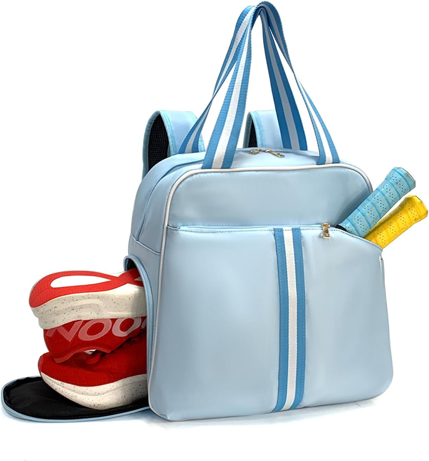 Large Capacity Tennis Backpack for Women - Unisex Waterproof Duffel Bag with Shoe Compartment - Durable Travel Bag