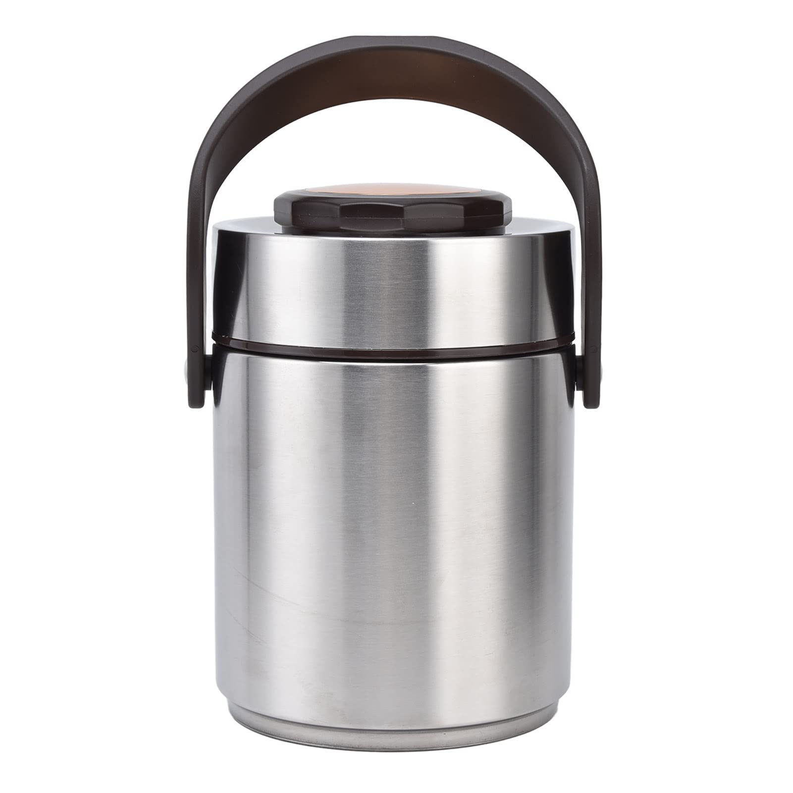 1500 ml Edelstahl Vakuum Isoliertes Essensbehälter Set mit Reis und Gemüsefach für Büro, Picknick und Reisen